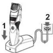 PANASONIC ERGB43 - Vlozte telo pristroje do sit'oveho adaptoru. - 1