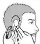 PANASONIC ERGB43 - Aparar o cabelo à volta das orelhas - 1