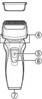 PANASONIC ESRW33 - Identification des pièces - 1