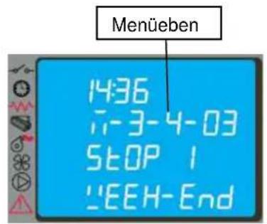 Cola Orion Acciaio - Menu 03 - Uhrenthermostat aktivieren - 6