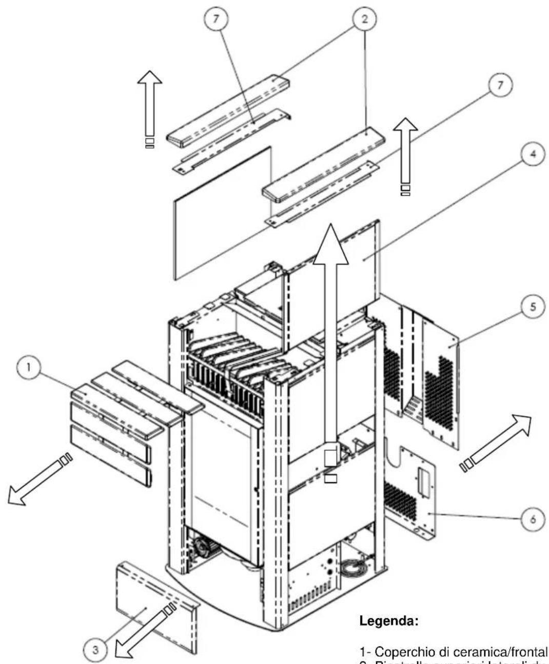 Cola Orion Acciaio - Smontaggio rivestimento versione ceramica - 1