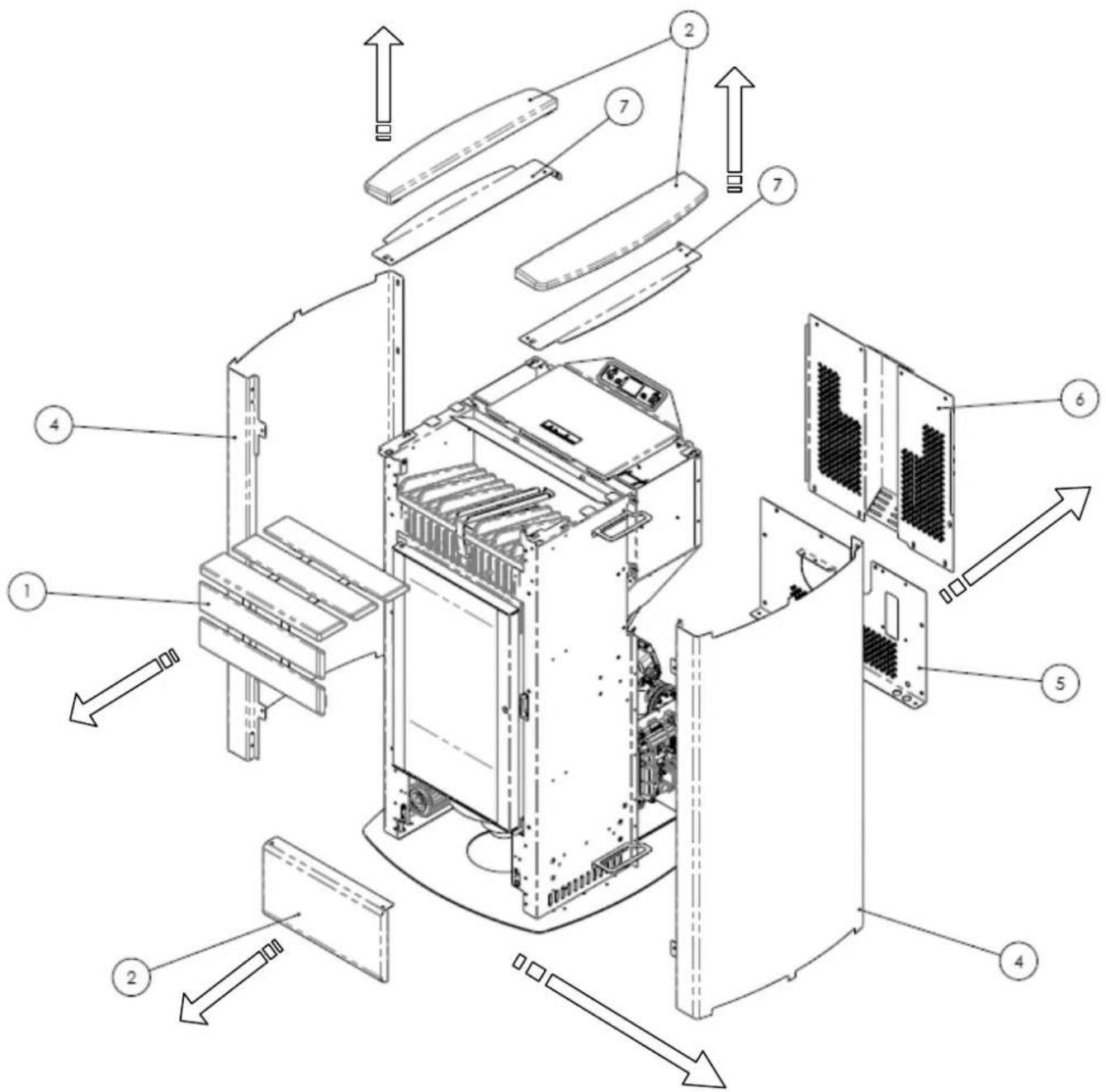 Cola Orion Acciaio - Dépose de l'habillage acier - 1