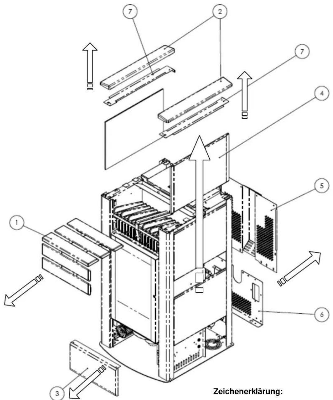 Cola Orion Acciaio - Ausbau der Keramikverkleidung - 1