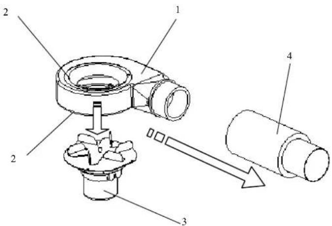 Cola Orion Acciaio - Exploded views of: - 2