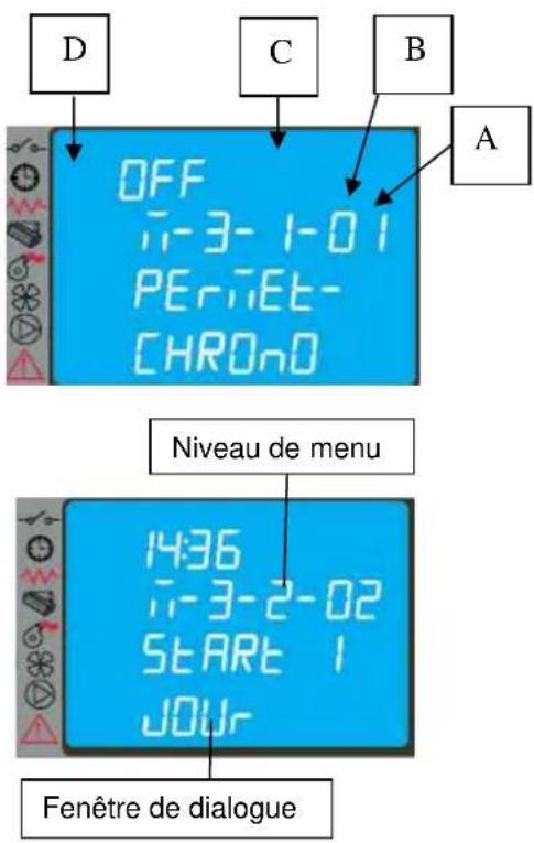Cola Orion Acciaio - Menu 03 - activation du chrono - 1