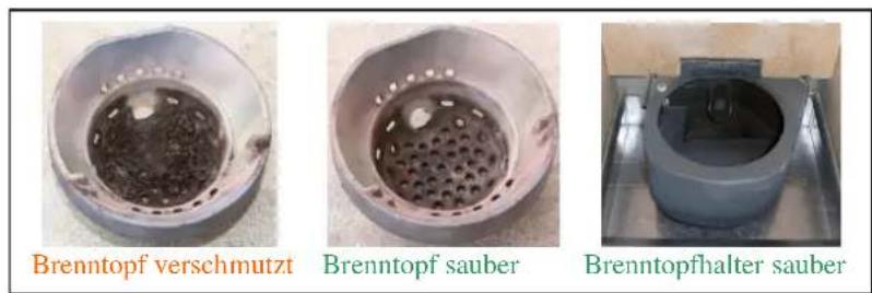 Cola Orion Acciaio - Reinigung des Brenntopfes - 1