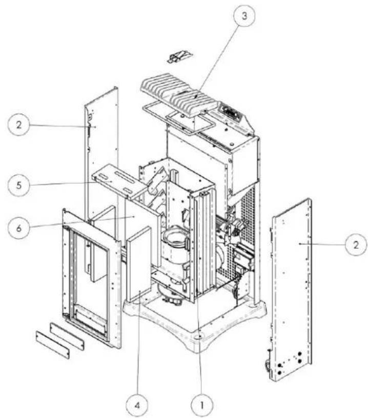 Cola Antigua - Stove internal parts - 1