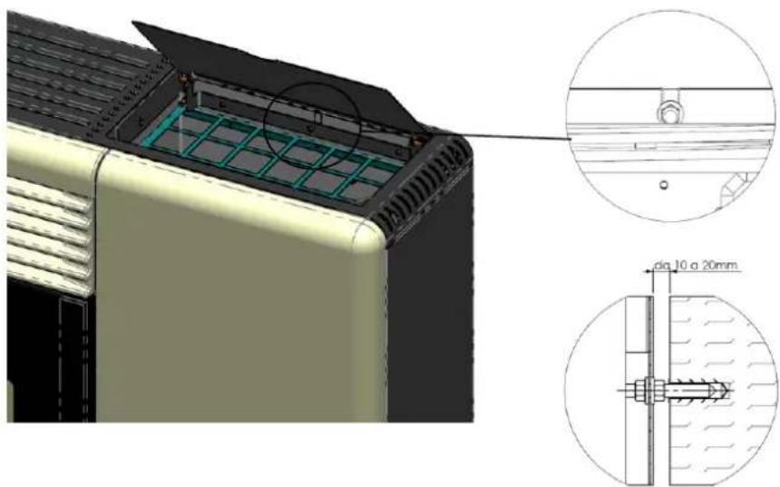 Cola Afrodite Canalizzabile - Aufstellungssort, Aufstellung und Brandschutz - 2