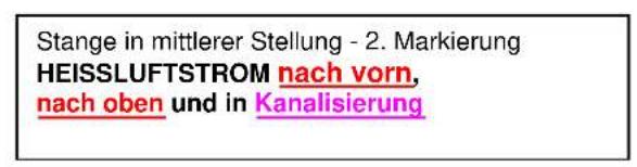 Cola Afrodite Canalizzabile - Regelung der HeiBluftströme - 3