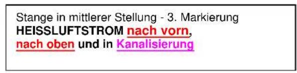 Cola Afrodite Canalizzabile - Regelung der HeiBluftströme - 4