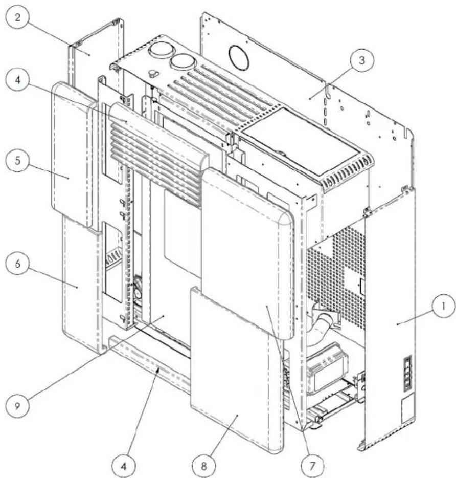 Cola Afrodite Canalizzabile - Richiami figurativi del manuale - References to figures in the manual Illustrations du manuel - Bilderverweis im Handbuch - Figuras de referencia - 8
