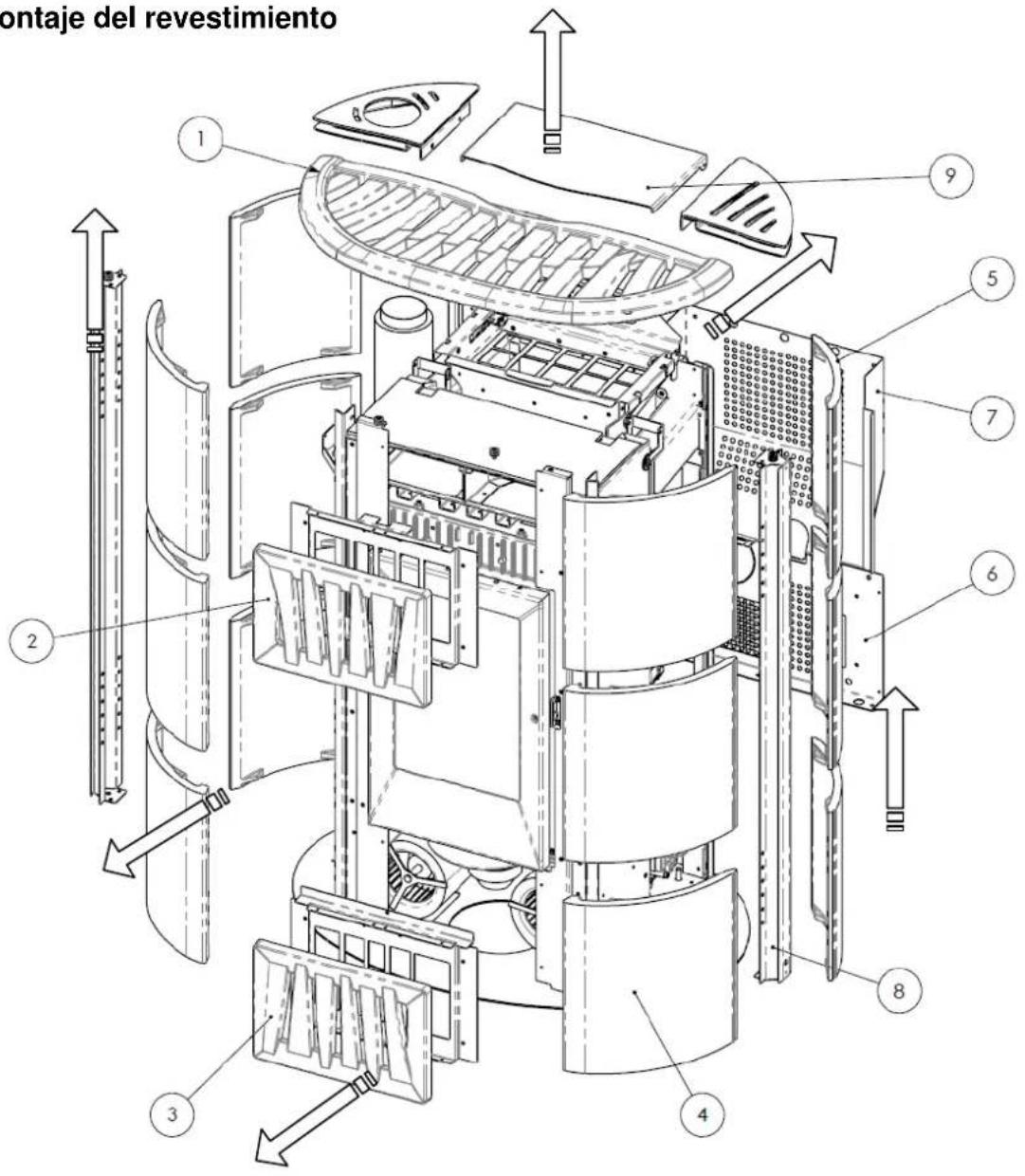 Cola Ellisse Canalizzabile - Desmontaje del revestimiento - 1