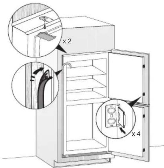 Infiniton FGCBB177 - Nevera con congelador integrado - 2