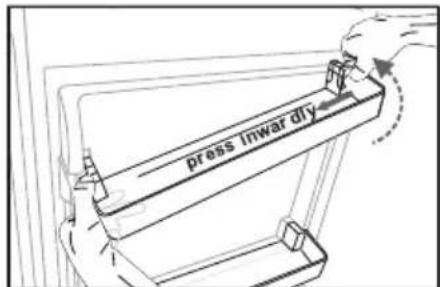 Infiniton FGCBB177 - Positioning the door racks - 1