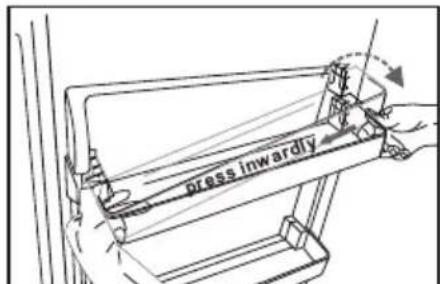 Infiniton FGCBB177 - Positioning the door racks - 2