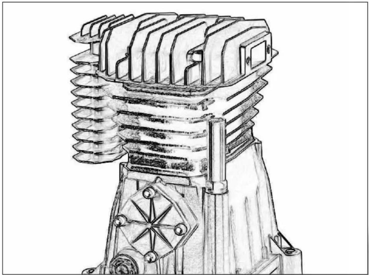 Abac A29B 90 CM3 - Belt driven piston compressor - 1