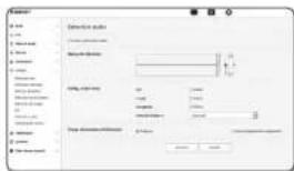 Hanwha XND6020R - Détection audio - 1