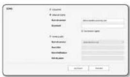 Hanwha XND6020R - Pour effectuer la connexion au serveur DDNS durant la configuration de la caméra - 1