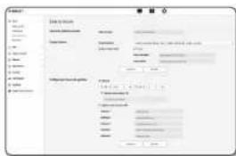 Hanwha XND6020R - Date &amp; Heure - 1