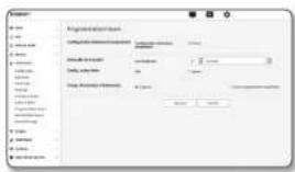 Hanwha XND6020R - Programmation heure - 1