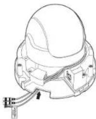 Hanwha XND6085V - Connexion audio / alarme - 2
