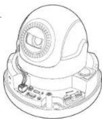 Hanwha XND6085V - Raccorder le cable imperméable d'alimentation et LAN - 2
