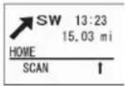 UNIDEN BCD996P2 - Mode de l'affichage "GPS Display Mode" (POI seulement) - 4