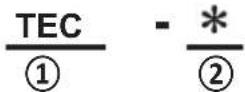 Infiniton TEC100 - Nomenclature - 1