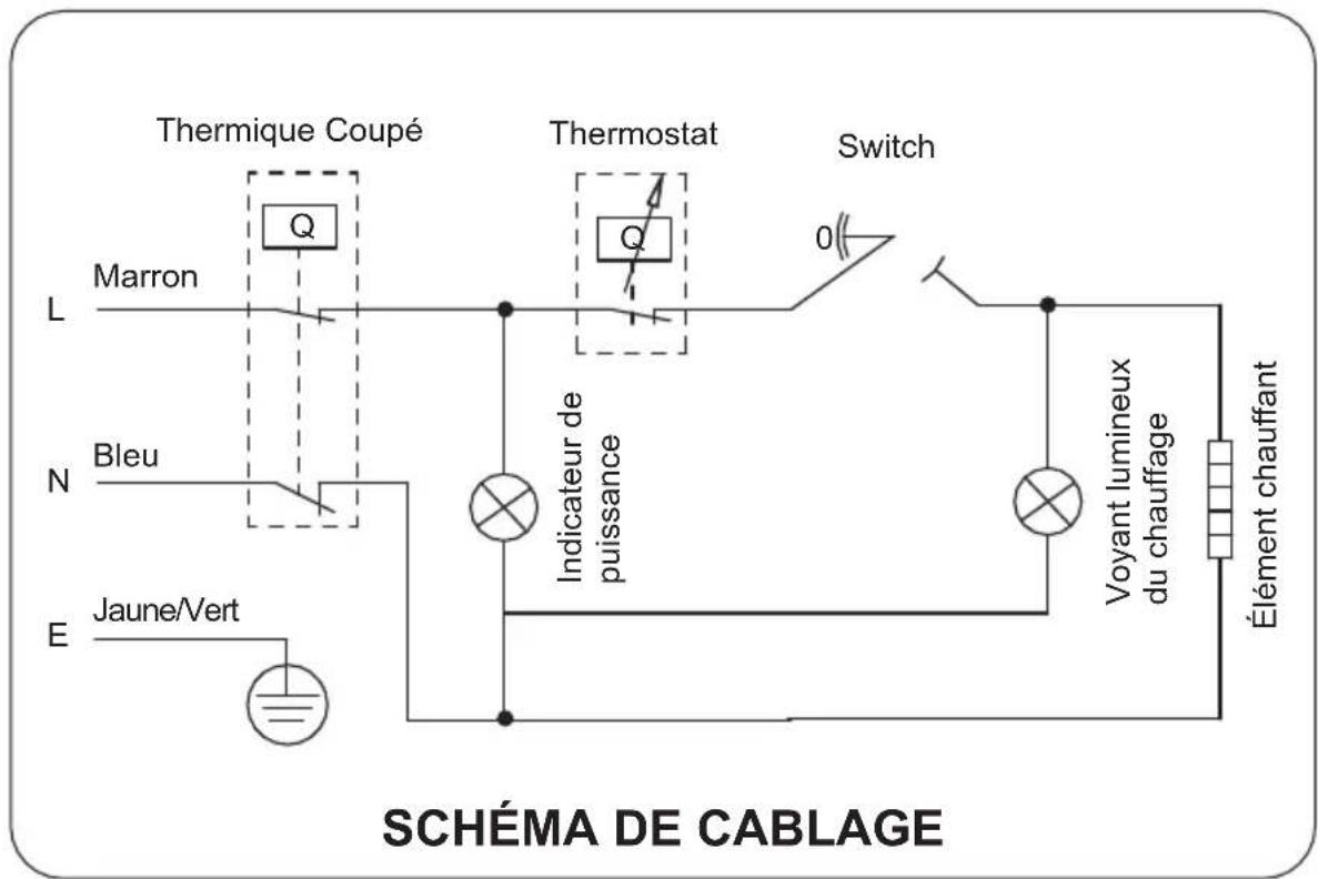 Infiniton TEC50 - Diagramme du câblage interne - 1
