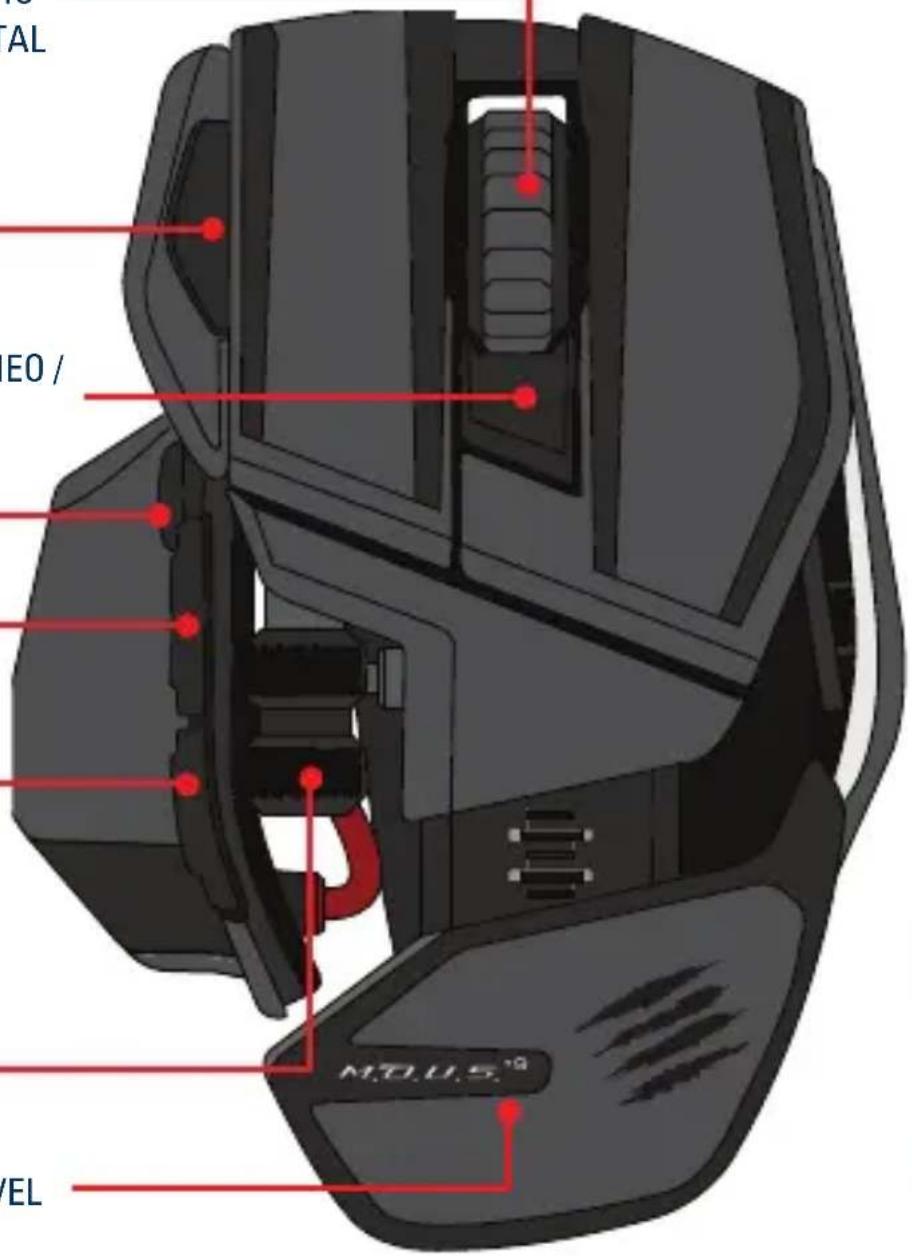 MAD CATZ M.O.U.S 9 - DESCRIÇÃO GERAL Do RAto - 1