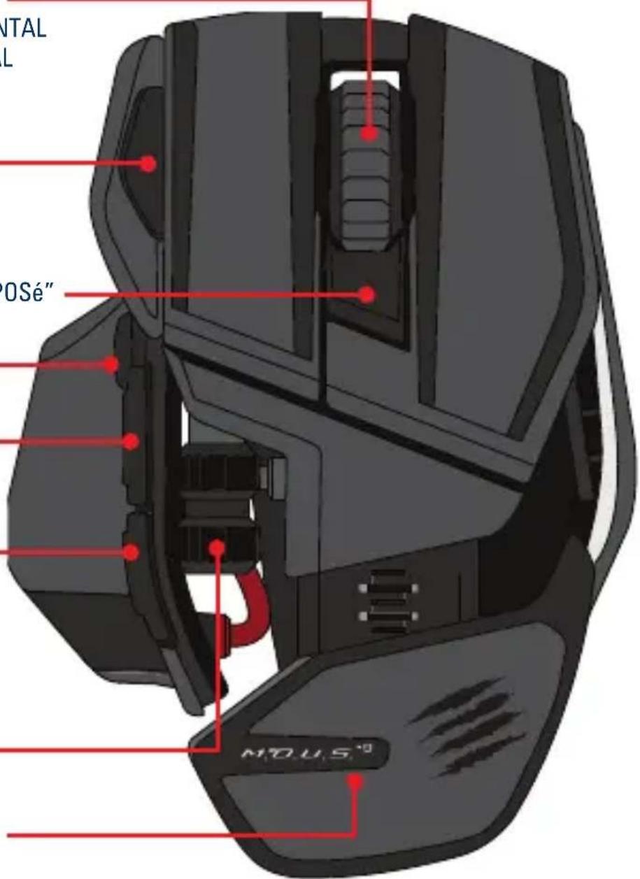 MAD CATZ M.O.U.S 9 - DESCRIPCIÓN GENERAL DEL RAtÓN - 1