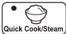 PANASONIC SRDF101 - Appuyez sur la touche [Quick Cook/Steam] - 1
