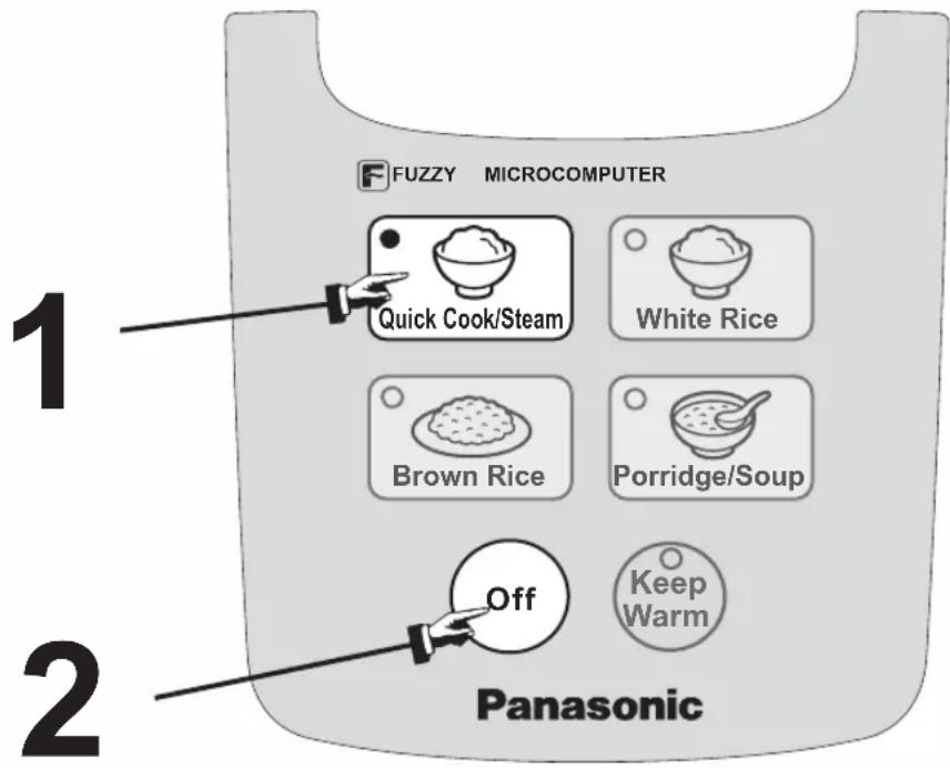 PANASONIC SRDF101 - Funciones Cocción=rápida/Vapor(Quick Cook/Steam) - 1