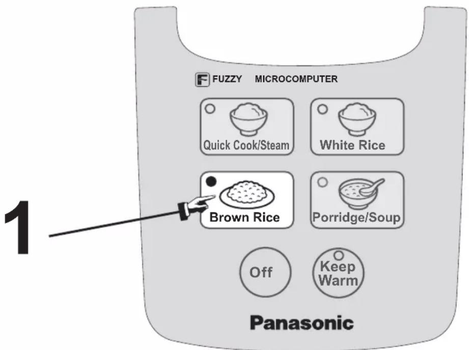 PANASONIC SRDF101 - Funciones Arroz integral(Brown Rice) - 1