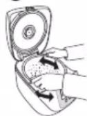 PANASONIC SRDF101 - Put the pan into the body and close the outer lid - 2