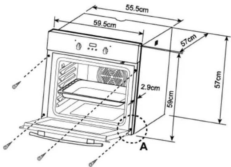 WALTHAM WTOVEWH - Dimensions d'encastrements - 3
