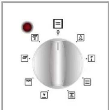 VESTEL VEB15016 - Bouton du thermostat du four: - 1