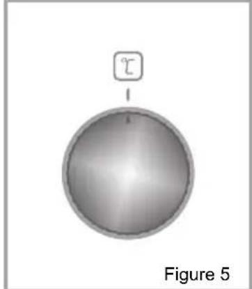 VALBERG VAL FM 75C NVT - Manette thermostat du four: - 2