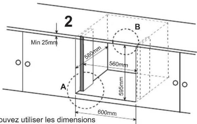 VALBERG VAL FM 56C XVT - INSTALLATION DU FOUR ENCASTRABLE - 2