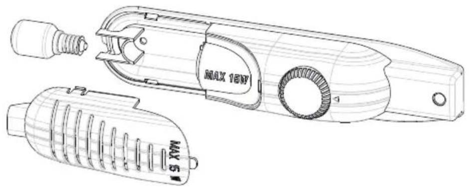 VESTEL VEKS4025 - De lamp vervangen - 1
