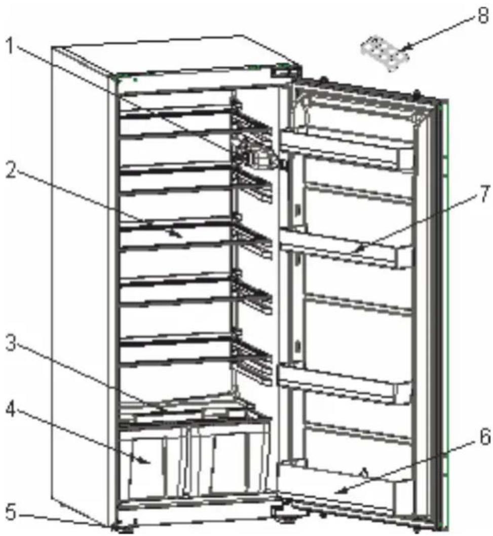 VESTEL VEKS4025 - INNENAUSSTATTUNG UND ZUBEHÖRTEILE - 1
