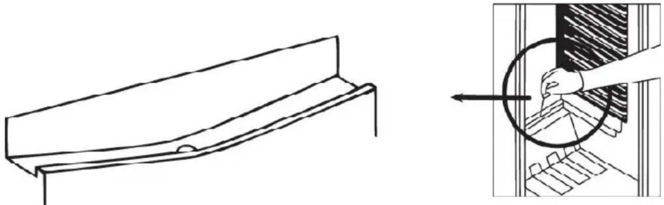 VESTEL VEKF2015 - Defrosting the Refrigerator Compartment: - 1