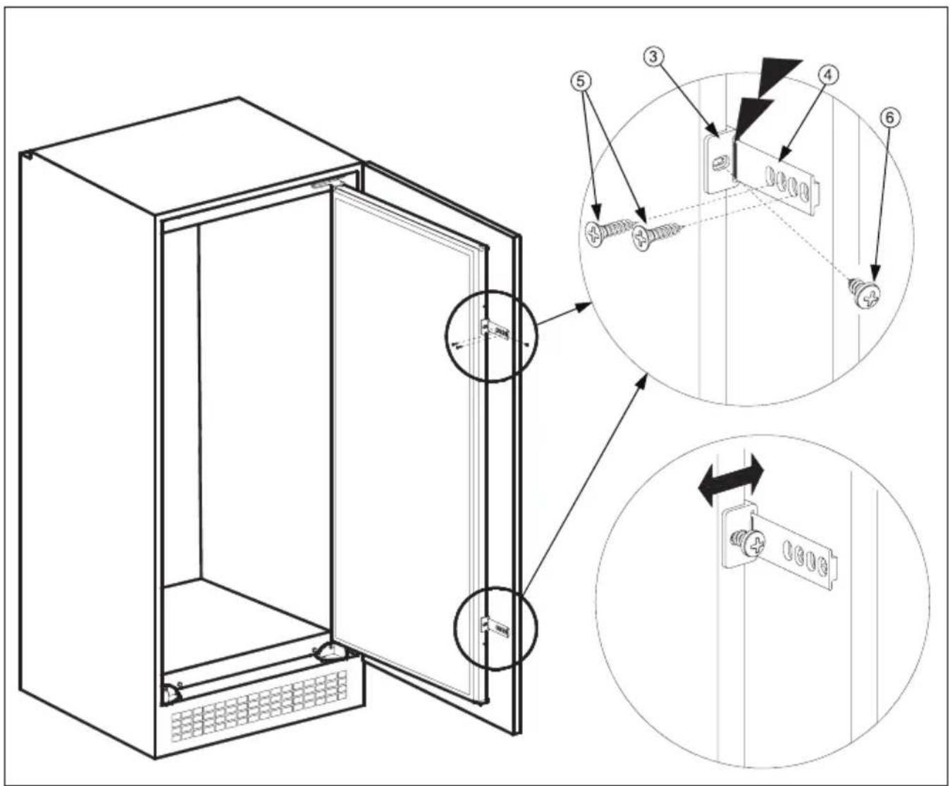 VESTEL VEKF2015 - Installatie instructies sleepdeurmontage - 8