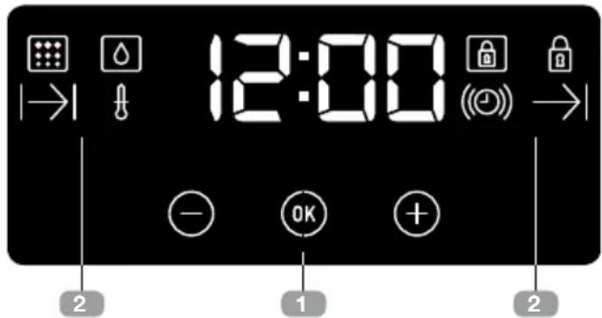 TEKA HBB 510 - περιγραφή του ηλεκτρονικόμολογίου/timer - 1