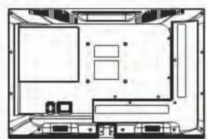 XD 40F2ESAT - Fissare la TV alla parete - 2
