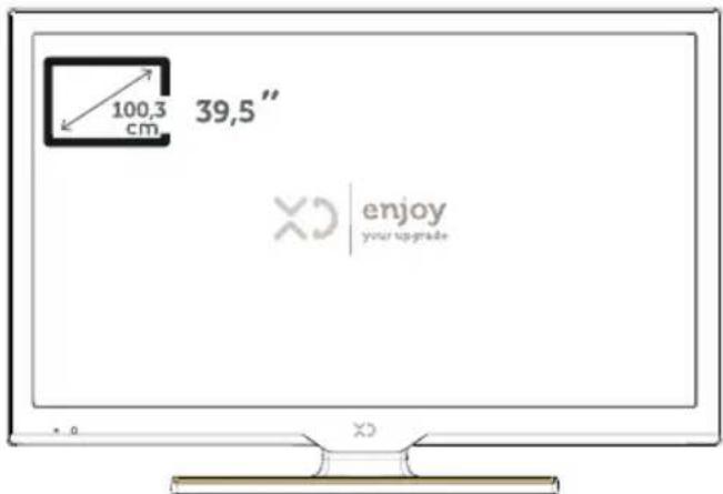 XD 40F2ESAT - COLOUR TELEVISION WITH REMOTE CONTROL - 1