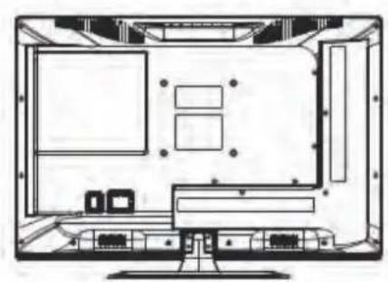 XD 40F2ESAT - Fissare la TV alla parete - 1