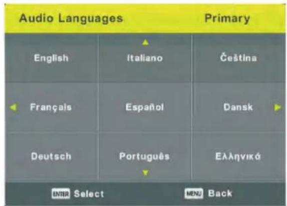 XD 40F2ESAT - Audio Languages - 1