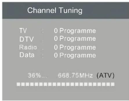 CHANGHONG LED32D2080T2 - Recherche automatique (DVB-C) - 5