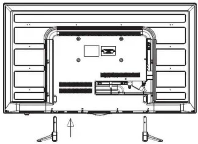 CHANGHONG LED32D2080T2 - Instructions d'assemblage du socle de base - 2